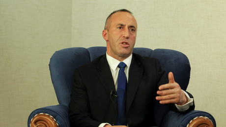Ramush Haradinaj lors d'une interview donnée à Reuters, en octobre 2017 (image d'illustration). 