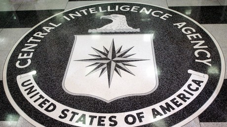 Le logo de la CIA au siège de l'agence de renseignement américaine (image d'illustration).