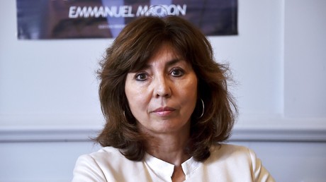 La députée Corinne Vignon en conférence de presse à Toulouse, mai 2017 (image d'illustration).