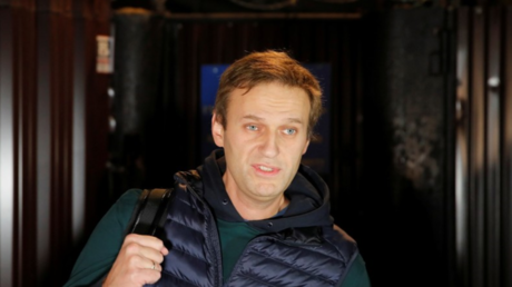 Alexeï Navalny sortant de prison à Moscou le 14 octobre 2018 (image d'illustration).