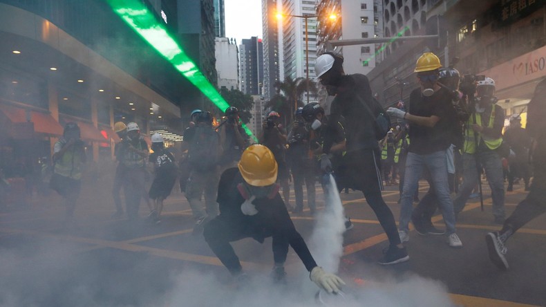 Manifestations à Hong Kong : la Chine épingle des «premiers signes de terrorisme»