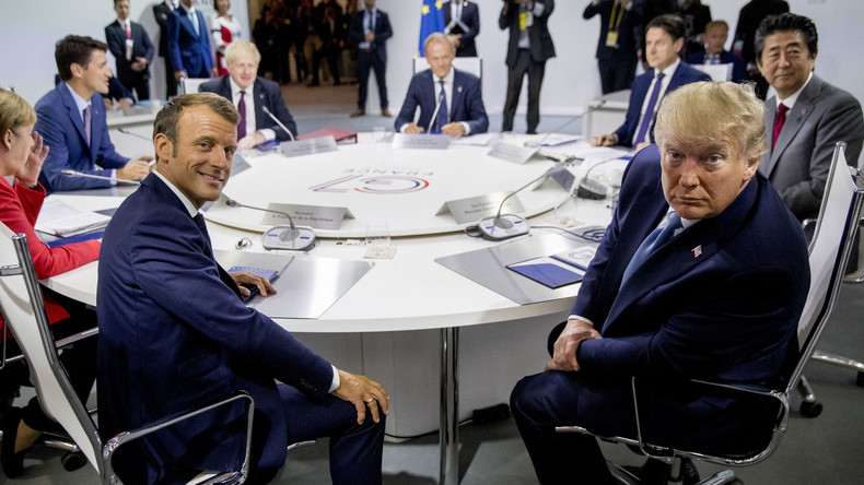 Recadré par Trump, Macron reconnaît ne pas avoir été mandaté par le G7
