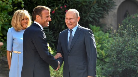 Vladimir Poutine et Emmanuel Macron le 19 août 2019 au fort de Brégançon