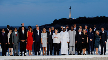 Photo de famille au G7.