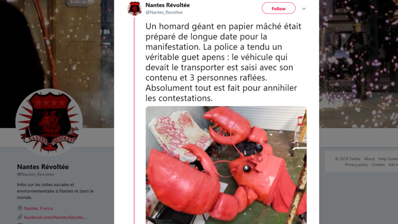 La justice a-t-elle vraiment voulu poursuivre des Gilets jaunes pour détention de homard géant ?