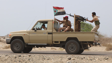 Des combattants de la brigade «al-Amalqa» alliée à la coalition dirigée par l'Arabie saoudite, près de la ville de Zinjibar, le 2 septembre 2019, au Yémen (image d'illustration).