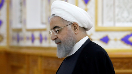 Le président iranien Hassan Rouhani à Douchanbé, au Tadjikistan, le 15 juin 2019.
