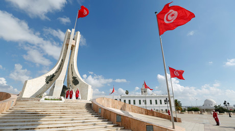 Place de Kasbah à Tunis, en Tunisie, le 26 juin 2018.