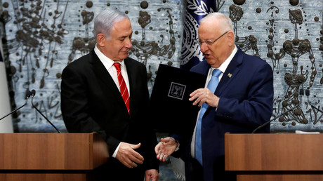 Le Premier ministre Benjamin Netanyahou et le président israélien Reuven Rivlin le 25 septembre 2019 à Jérusalem.