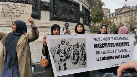 Rassemblement contre l'islamphobie, le 19 octobre 2019 à Paris.