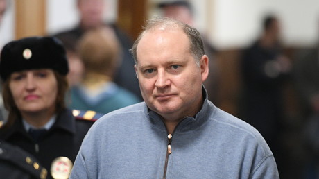 Le banquier français Philippe Delpal au tribunal de Moscou le 15 février 2019.