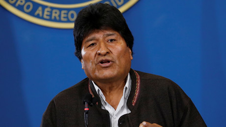 Le président bolivien Evo Morales s'adresse à la presse le 9 novembre 2019 (image d'illustration).