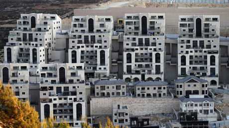 Travaux de construction en cours dans la colonie israélienne de Givat Zeev, près de la ville palestinienne de Ramallah, en Cisjordanie occupée (image d'illustration).
