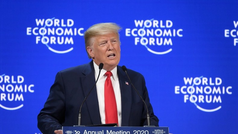 A Davos, Trump dénonce les «prophètes de malheur», Greta Thunberg appelle à «paniquer»