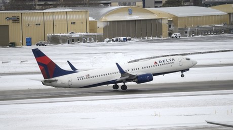 Un avion décolle de l’aéroport de Minneapolis, le 27 novembre 2019, aux Etats-Unis (image d'illustration).