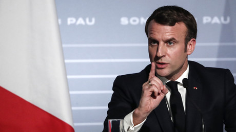 Emmanuel Macron lors du G5 Sahel à Pau (Pyrénées-Atlantiques), le 13 janvier.