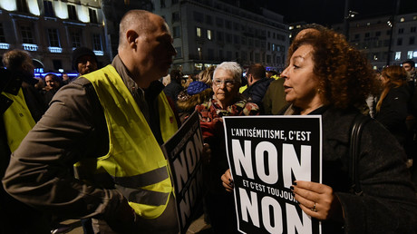 Des manifestants contre l'antisémitisme, le 19 février, à Marseille. (Photo d'illustration)
