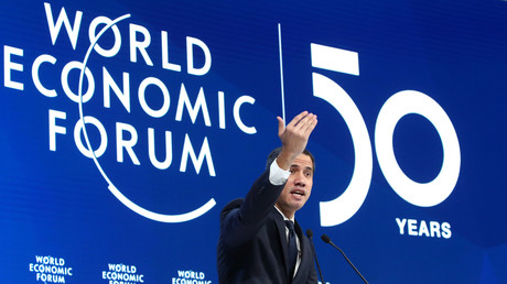 Juan Guaido, lors du Forum économique de Davos le 23 janvier 2020 (image d'illustration).