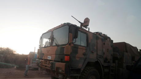 Un véhicule militaire turc dans la province d'Idleb (image d'illustration).