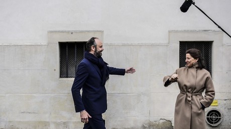 Agnès Buzyn et Edouard Philippe, le 10 mars 2020, à Paris (image d'illustration).