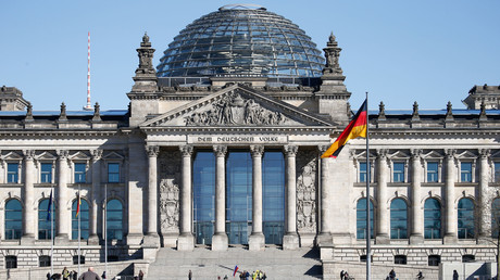 Bâtiment abritant le Bundestag à Berlin, chambre basse du Parlement Allemand. Photo prise le 22 mars 2020 (illustration).