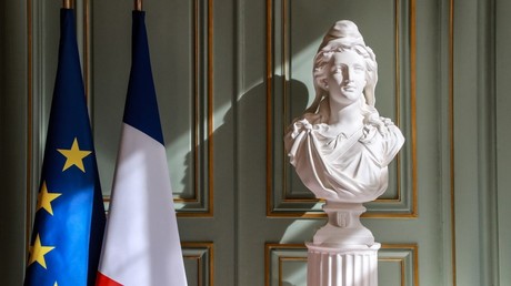 Cliché pris à l'entrée du ministère de l'Intérieur, le 13 mars 2020, à Paris (image d'illustration).