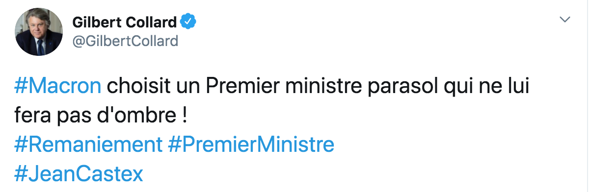 La nomination de Jean Castex au poste de Premier ministre inspire les internautes
