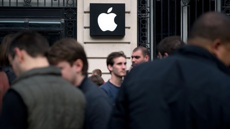 Cliché pris devant la boutique Apple à Paris, le 25 mars 2011 (image d’illustration).