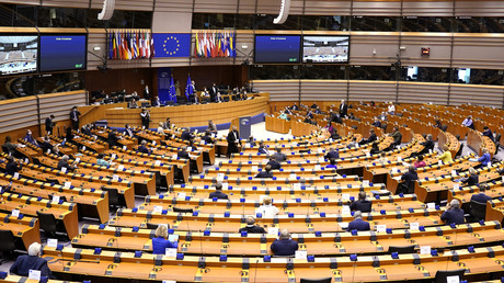 Le Parlement européen à Bruxelles, le 8 juillet 2020 (image d'illustration).