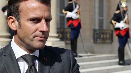 Le président français Emmanuel Macron à l'Elysée, le 23 juillet.