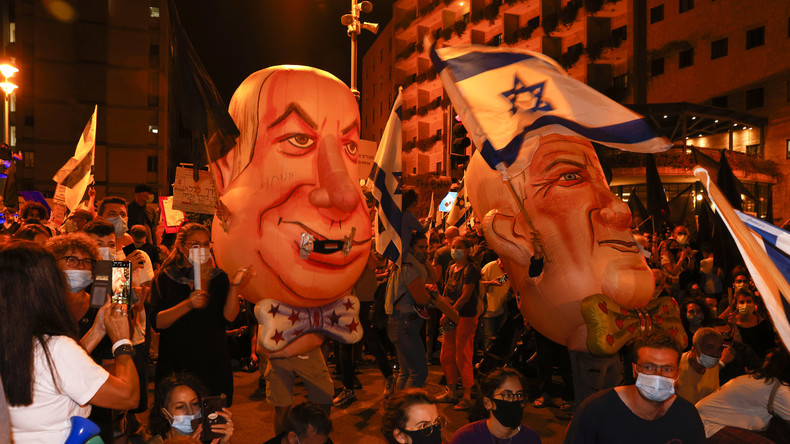 «Ministre du crime», «libérez Israël» : nouvelle manifestation anti-Netanyahou à Jérusalem