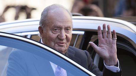 L'ancien roi d'Espagne Juan Carlos Ier à Palma de Majorque, le 1er avril 2018 (image d'illustration).