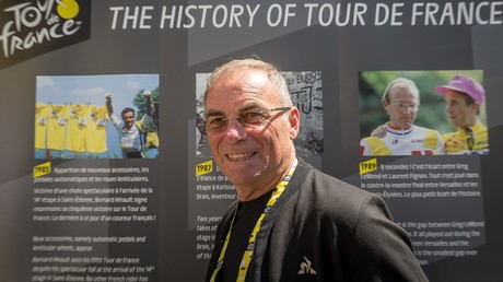Bernard Hinault lors du Tour de France 2019, à Bruxelles, le 4 juillet 2019, en Belgique (image d'illustration).