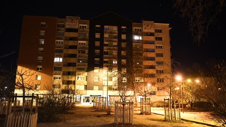 Un immeuble de la cité Mistral à Grenoble photographié en mars 2019 (image d'illustration).