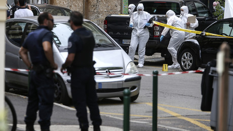 La police technique et scientifique en plein travail à Ajaccio après un homicide le 18 juin 2020 (image d'illustration).