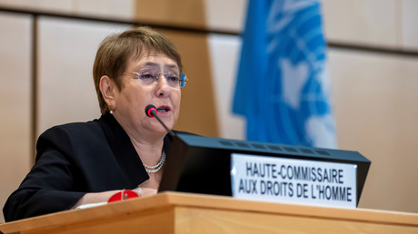 Michelle Bachelet, le 17 juin 2020, à Genève, en Suisse (image d'illustration).