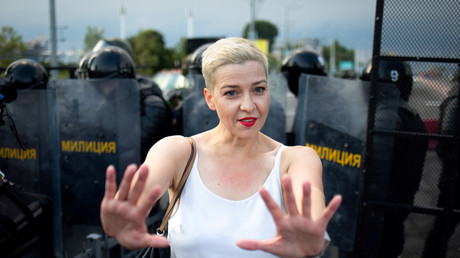 L'une des figures phares de la contestation au Bélarus Maria Kolesnikova