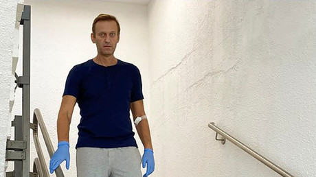 Alexeï Navalny à l'hôpital de la Charité à Berlin.