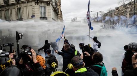 Manifestation des Gilets jaunes le 16 mars 2019 à Paris (image d'illustration).