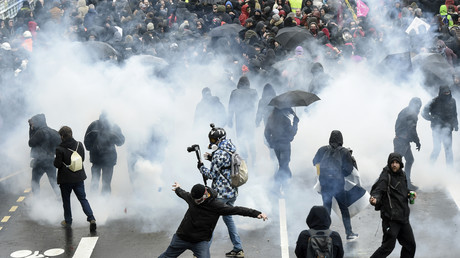 Echauffourées durant une manifestation contre la réforme des retraites à Nantes, le 9 janvier. (Image d'illustration)