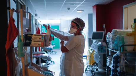 Une infirmière au service de soins intensifs de l'hôpital Robert Ballanger d'Aulnay-sous-Bois le 15 septembre 2020 (image d'illustration).