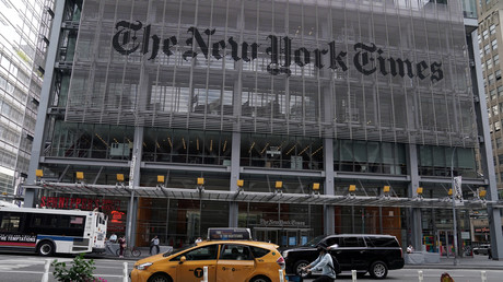 Les locaux du New York Times, le 28 septembre 2020, à New York (image d'illustration).
