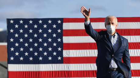 Le candidat démocrate à l'élection présidentielle américaine Joe Biden dans la ville de Dallas en Pennsylvanie, le 24 octobre 2020 (image d'illustration).