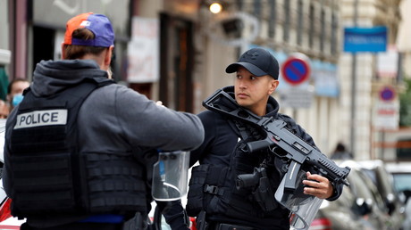 Les forces de sécurité intérieure se déploient autour du lieu de l'attaque à Nice le 29 octobre 2020 (image d'illustration).