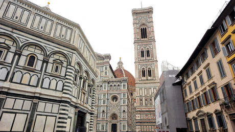La place du Duomo pendant le confinement, à Florence, le 1er mai 2020 (image d'illustration).