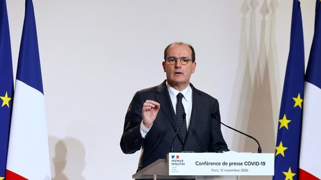 Jean Castex, Premier ministre français, en conférence de presse le 12 novembre 2020.