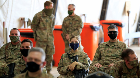 Des soldats américains dans la base de Taji au nord de Bagdad, en Irak, le 23 août 2020 (image d'illustration).