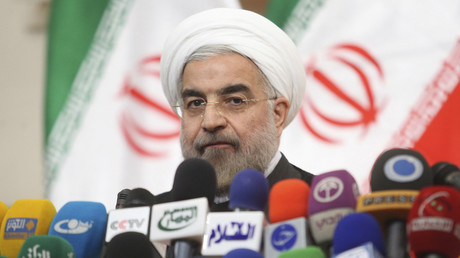 Le président iranien Hassan Rohani lors d'une conférence de presse à Téhéran, le 17 juin 2013 (image d'illustration).