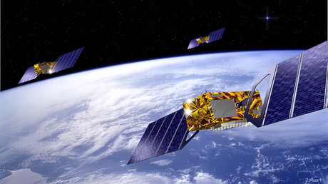 Image d'illustration mettant en scène des satellites en orbite terrestre.