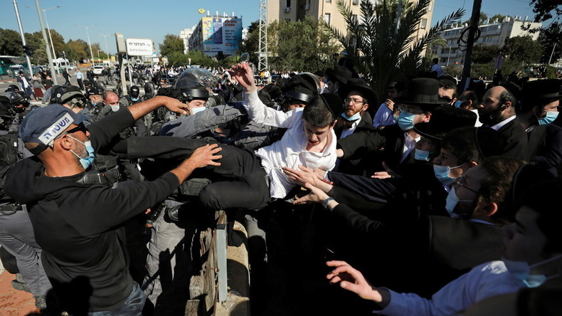 Restrictions anti-Covid : violents affrontements en Israël entre des ultra-orthodoxes et la police